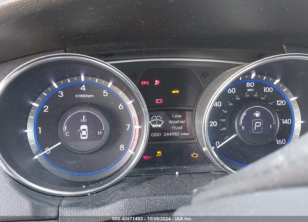 2013 HYUNDAI SONATA GLS VIN: 5NPEB4AC3DH808822