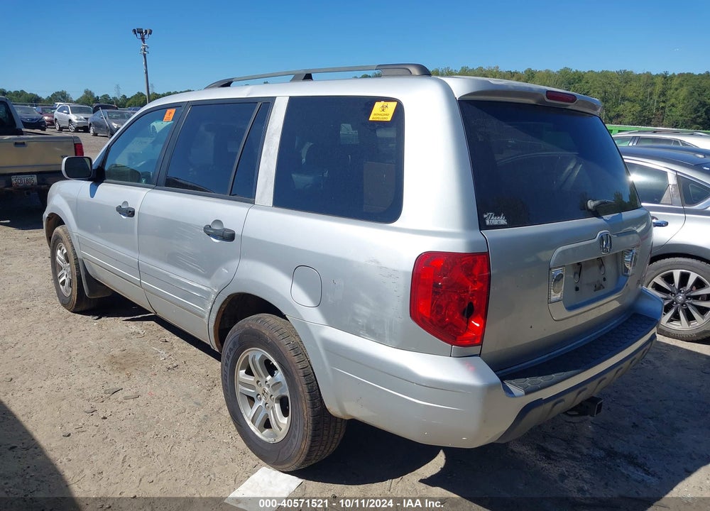 2003 HONDA PILOT EX-L VIN: 2HKYF18653H511582