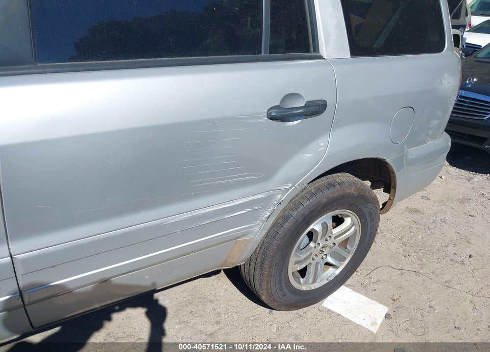 2003 HONDA PILOT EX-L VIN: 2HKYF18653H511582