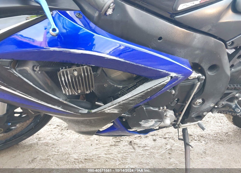 2007 SUZUKI GSX-R600 VIN: JS1GN7DA872106376
