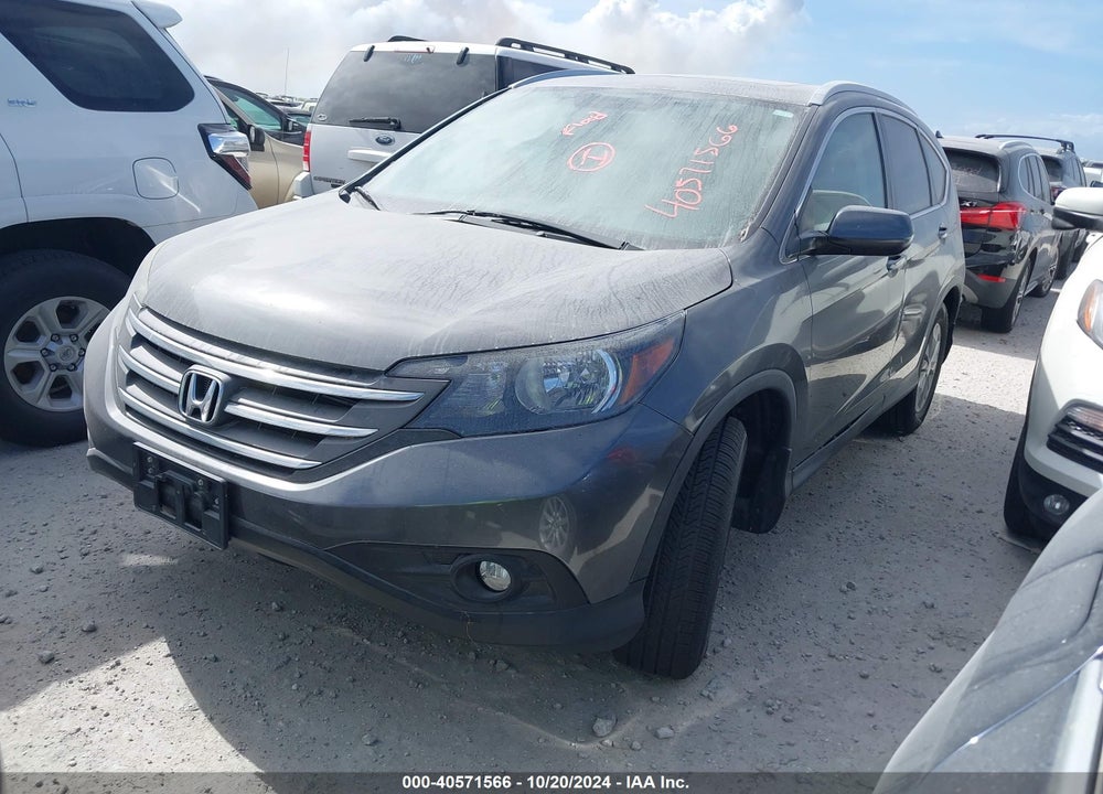 2014 HONDA CR-V EX-L VIN: 2HKRM4H75EH658007