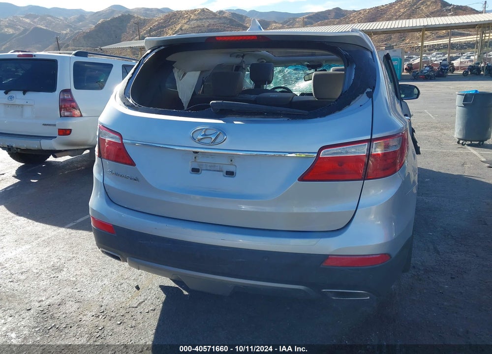 2014 HYUNDAI SANTA FE GLS VIN: KM8SR4HFXEU046980