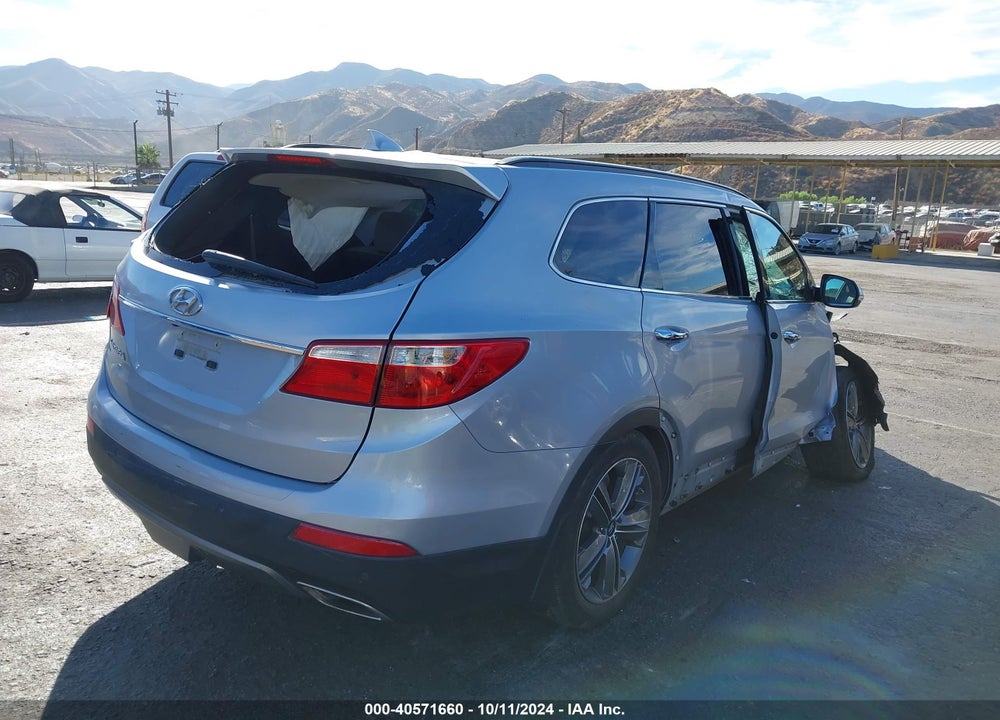 2014 HYUNDAI SANTA FE GLS VIN: KM8SR4HFXEU046980
