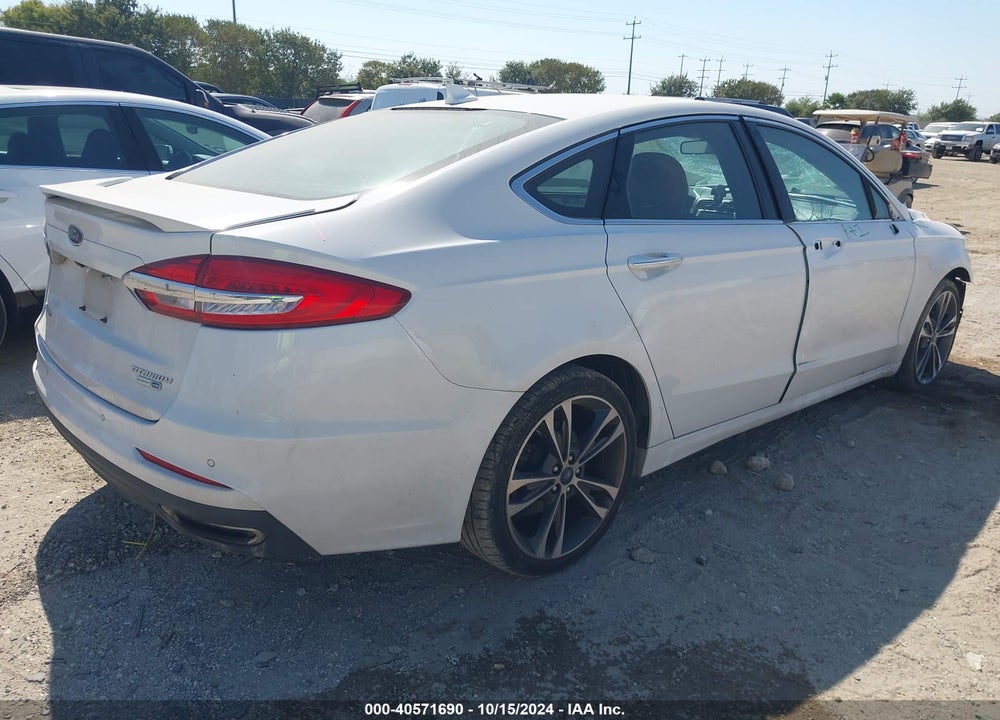 2019 FORD FUSION VIN: 3FA6P0D95KR222265
