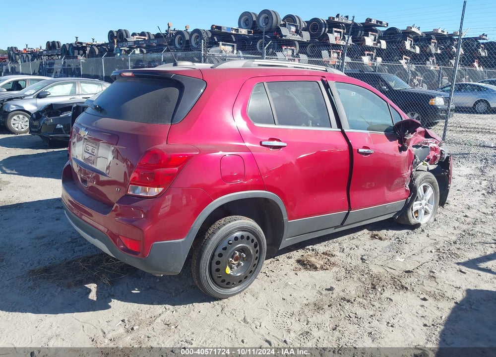 2018 CHEVROLET TRAX LT VIN: 3GNCJLSBXJL412710