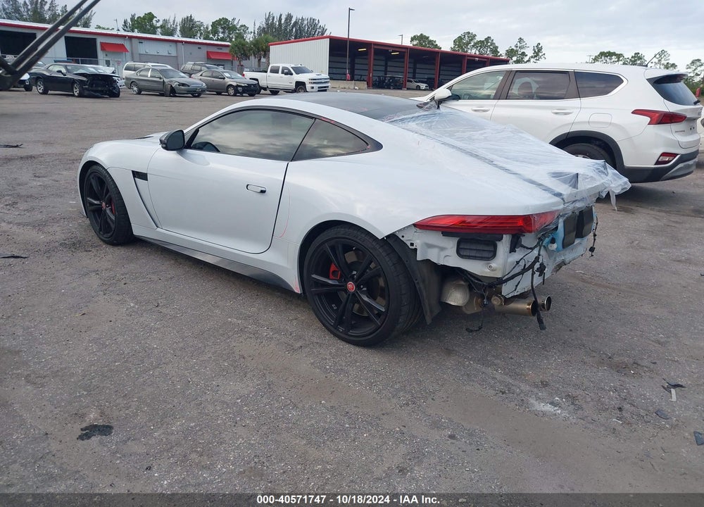2017 JAGUAR F-TYPE SVR VIN: SAJWJ6J87HMK43664
