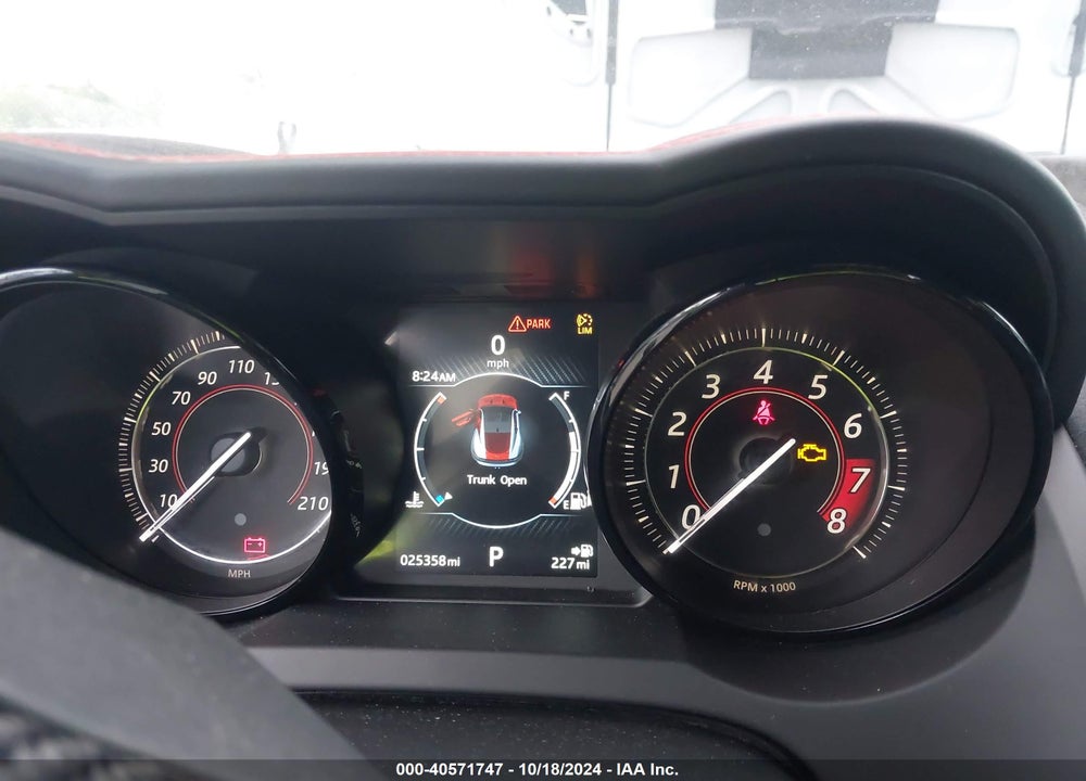 2017 JAGUAR F-TYPE SVR VIN: SAJWJ6J87HMK43664