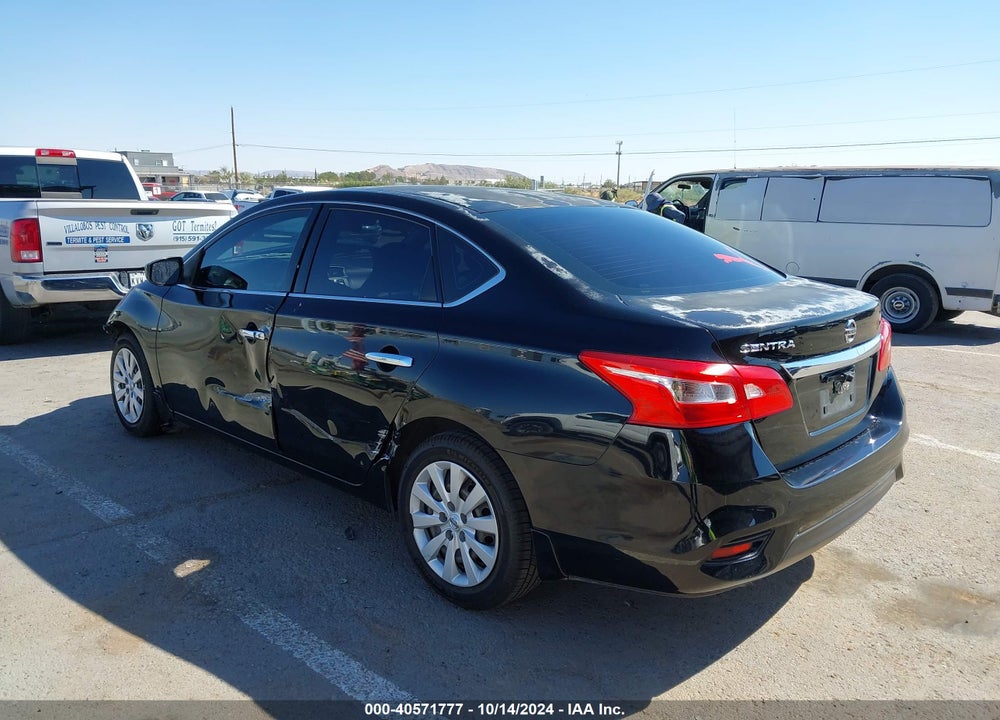 2016 NISSAN SENTRA S VIN: 3N1AB7AP1GY287807