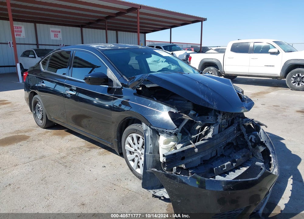 2016 NISSAN SENTRA S VIN: 3N1AB7AP1GY287807