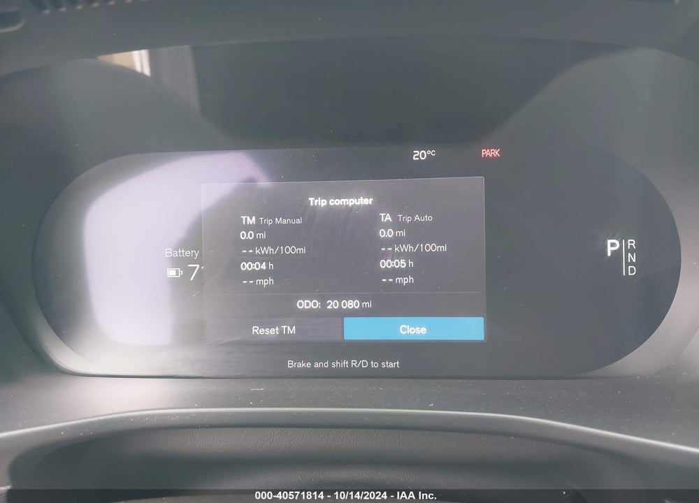 2023 VOLVO XC40 RECHARGE PURE ELECTRIC TWIN ULTIMATE VIN: YV4ED3UM6P2091165