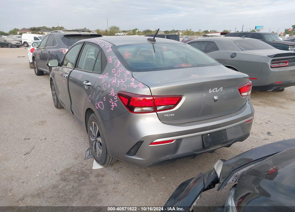 2022 KIA RIO S VIN: 3KPA24ADXNE481218