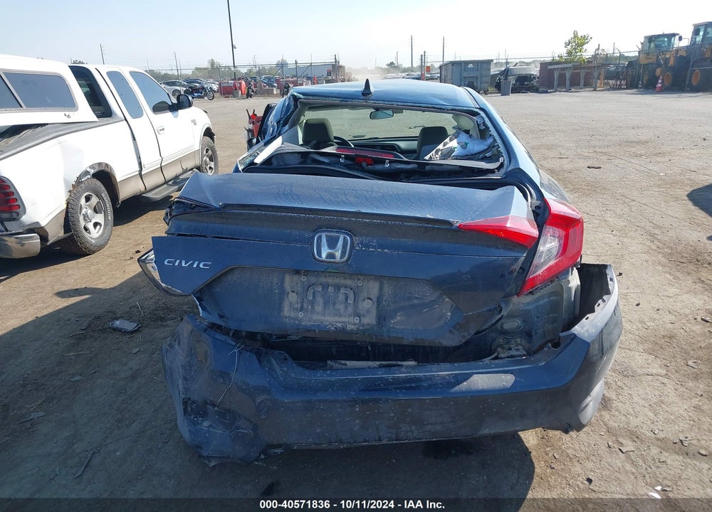 2019 HONDA CIVIC EX VIN: 19XFC1F34KE016463