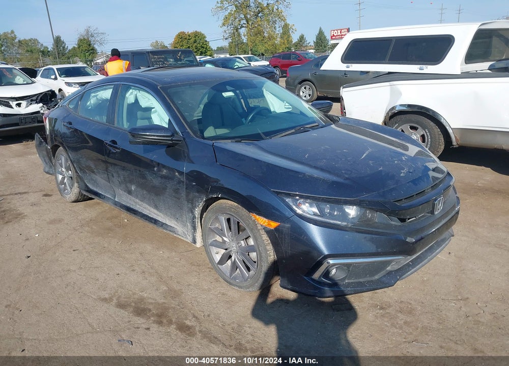 2019 HONDA CIVIC EX VIN: 19XFC1F34KE016463