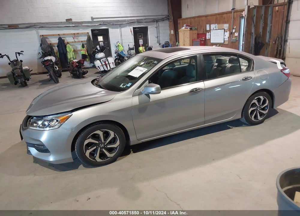 2017 HONDA ACCORD EX-L VIN: 1HGCR2F85HA206059