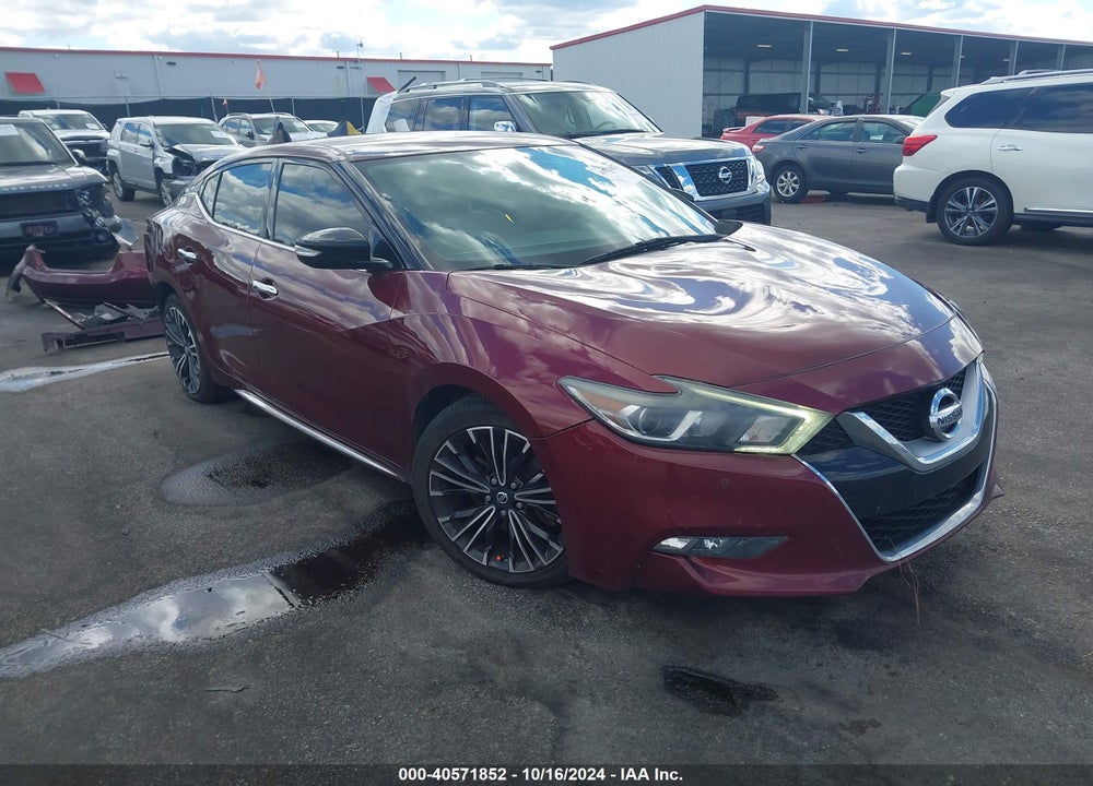 2017 NISSAN MAXIMA 3.5 SV VIN: 1N4AA6AP9HC398650