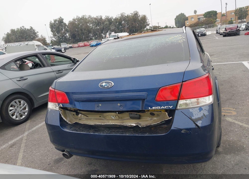 2010 SUBARU LEGACY 2.5I VIN: 4S3BMBA68A3214648