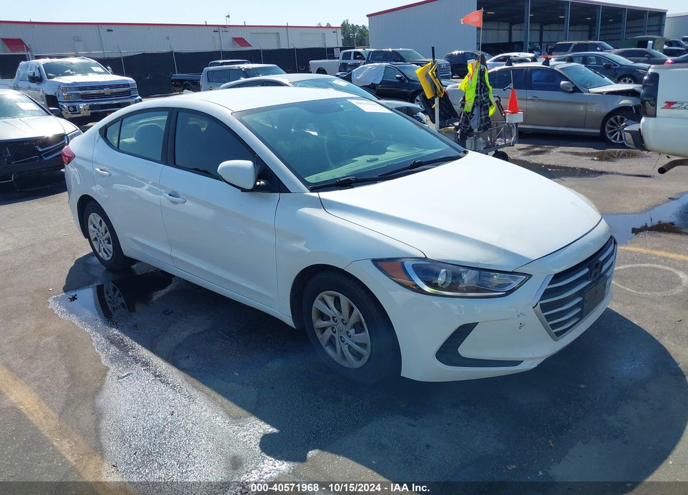 2017 HYUNDAI ELANTRA SE VIN: 5NPD74LF4HH172180