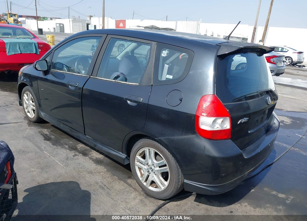 2008 HONDA FIT SPORT VIN: JHMGD38698S049578