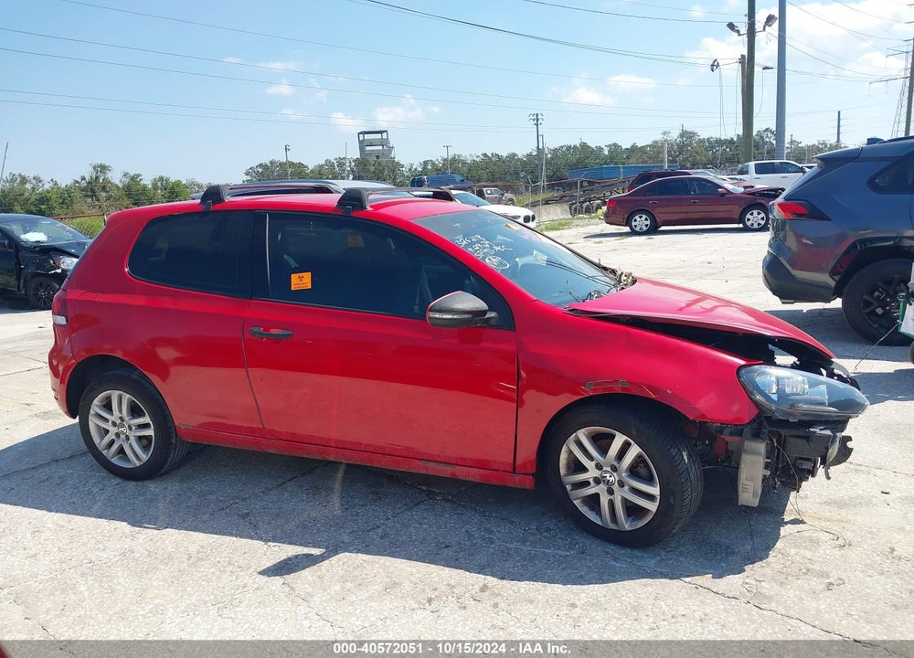 2013 VOLKSWAGEN GOLF 2.5L 2-DOOR VIN: WVWAB7AJXDW096396