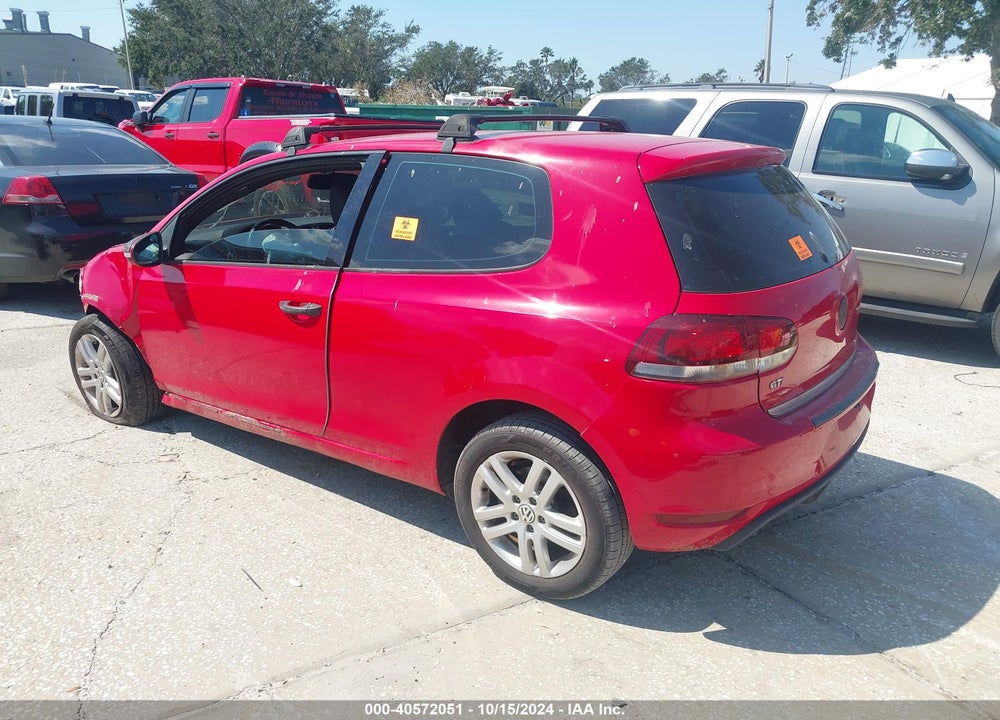 2013 VOLKSWAGEN GOLF 2.5L 2-DOOR VIN: WVWAB7AJXDW096396