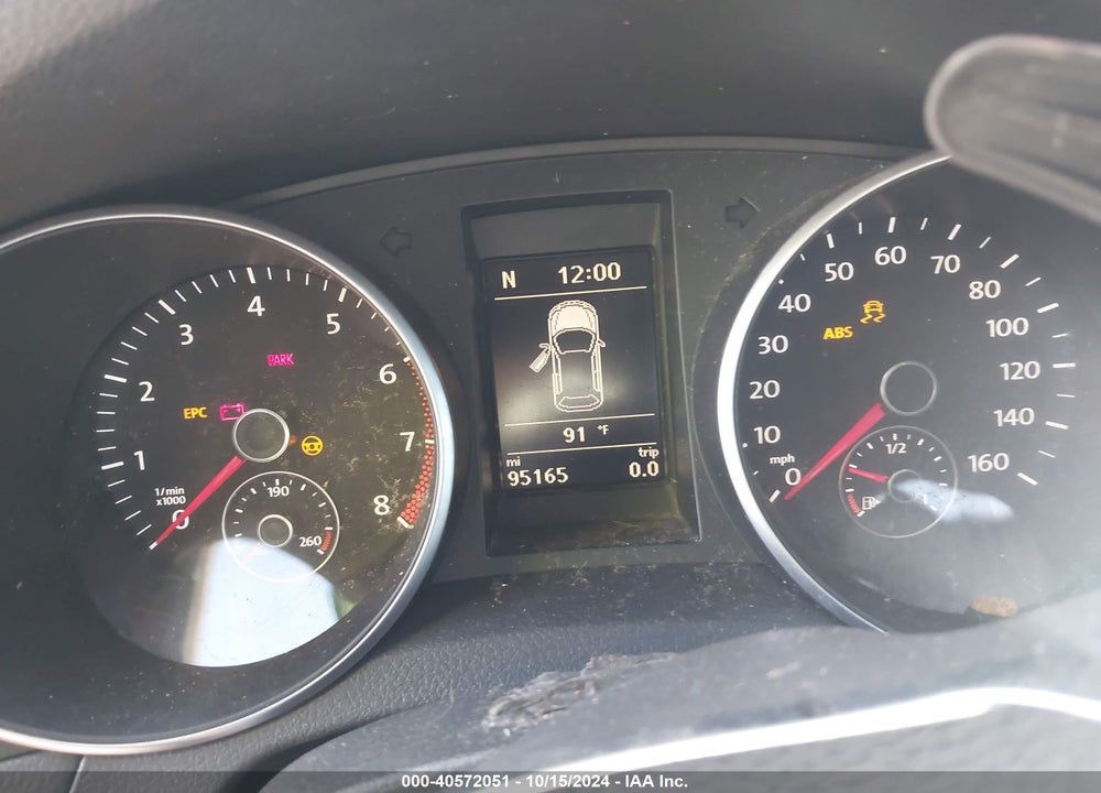 2013 VOLKSWAGEN GOLF 2.5L 2-DOOR VIN: WVWAB7AJXDW096396