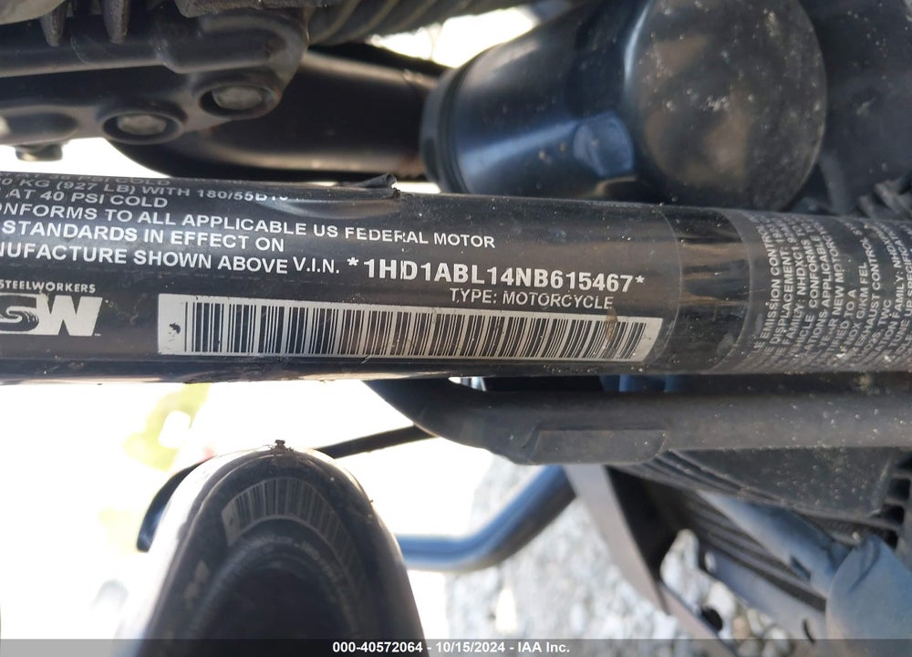 2022 HARLEY-DAVIDSON FLHXST VIN: 1HD1ABL14NB615467