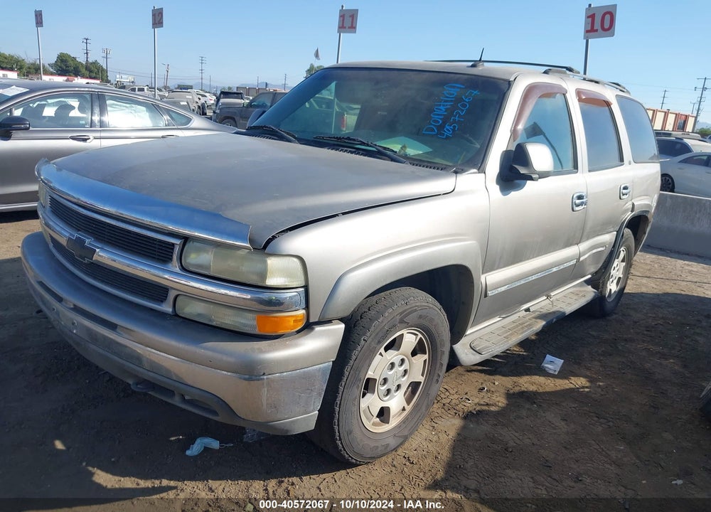 2002 CHEVROLET TAHOE LT VIN: 1GNEC13T12R291736