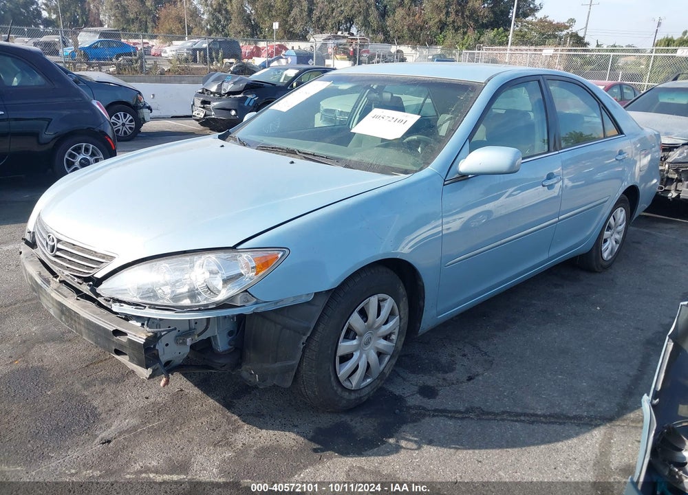 2005 TOYOTA CAMRY LE VIN: 4T1BE32K55U516649