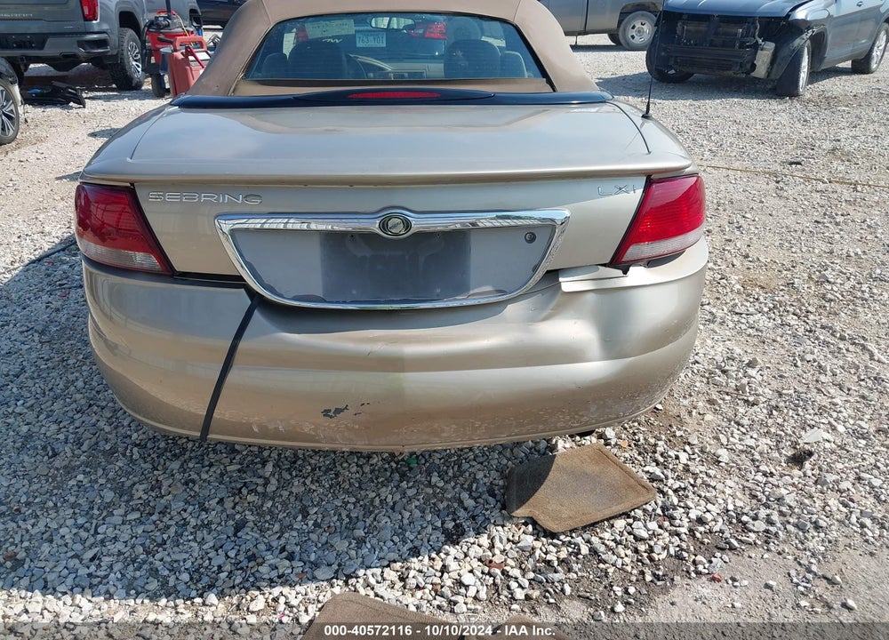 2004 CHRYSLER SEBRING LXI VIN: 1C3EL55RX4N104980