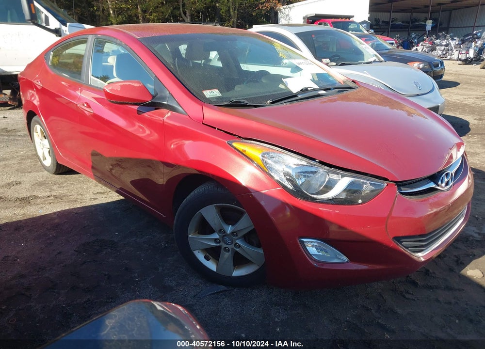 2013 HYUNDAI ELANTRA GLS VIN: KMHDH4AE2DU760680