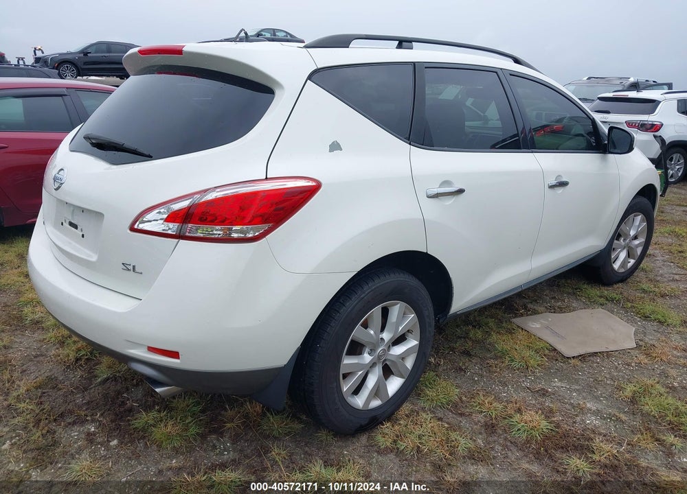 2014 NISSAN MURANO SL VIN: JN8AZ1MU1EW416337