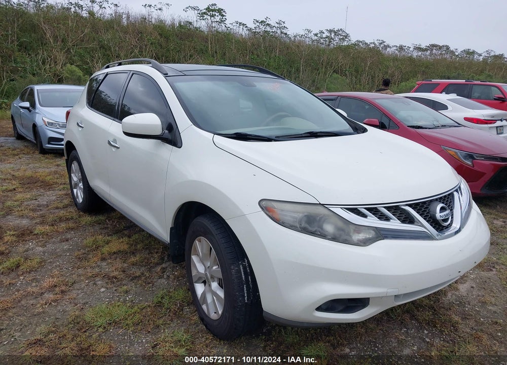 2014 NISSAN MURANO SL VIN: JN8AZ1MU1EW416337