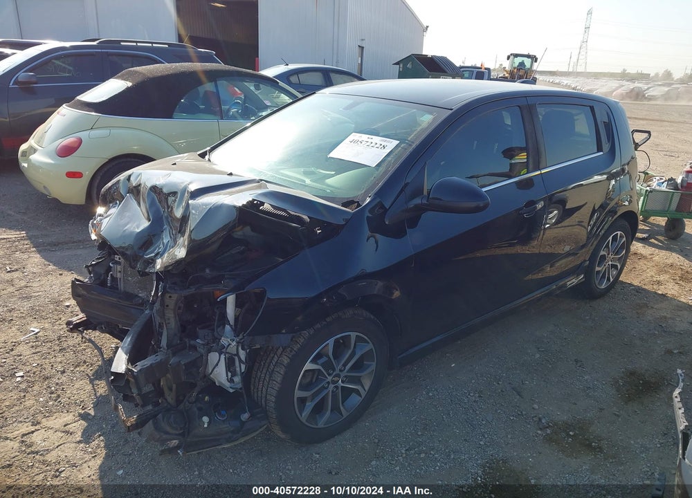 2017 CHEVROLET SONIC LT AUTO VIN: 1G1JD6SH2H4155726