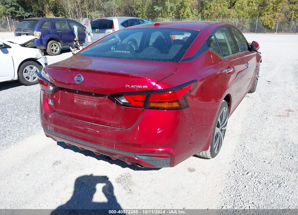 2020 NISSAN ALTIMA PLATINUM FWD VIN: 1N4BL4FV8LN300618