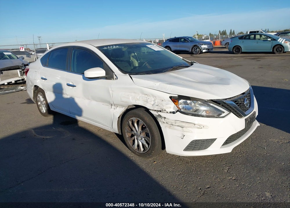 2019 NISSAN SENTRA SV VIN: 3N1AB7APXKY317413
