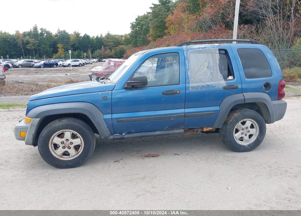 2006 JEEP LIBERTY SPORT VIN: 1J4GL48K96W179206
