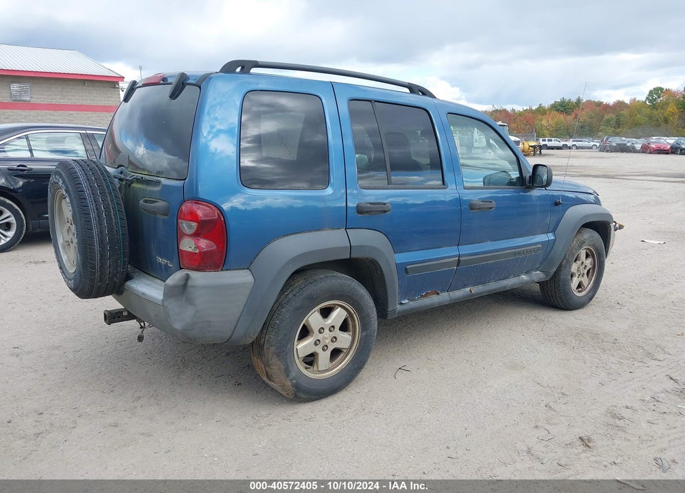 2006 JEEP LIBERTY SPORT VIN: 1J4GL48K96W179206