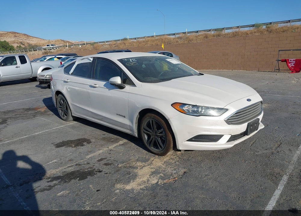 2018 FORD FUSION HYBRID SE VIN: 3FA6P0LU0JR115273