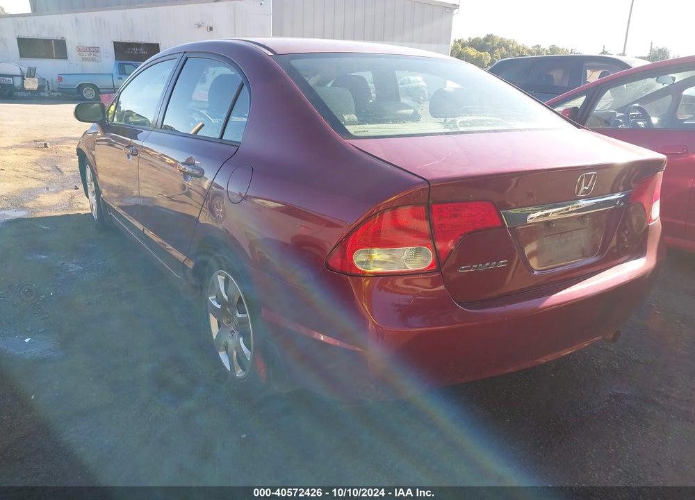 2010 HONDA CIVIC LX VIN: 2HGFA1F59AH538565