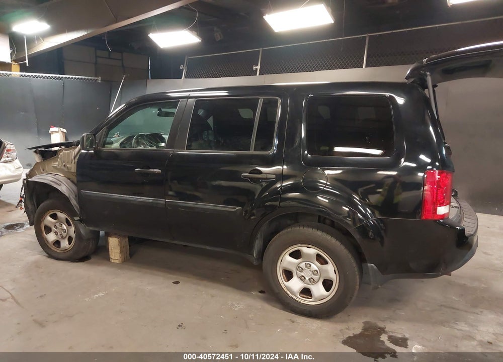 2013 HONDA PILOT LX VIN: 5FNYF4H26DB064338