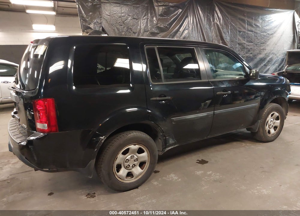 2013 HONDA PILOT LX VIN: 5FNYF4H26DB064338