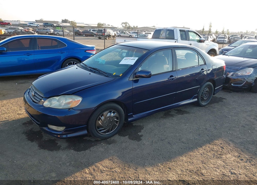 2004 TOYOTA COROLLA S VIN: 1NXBR32E44Z270934