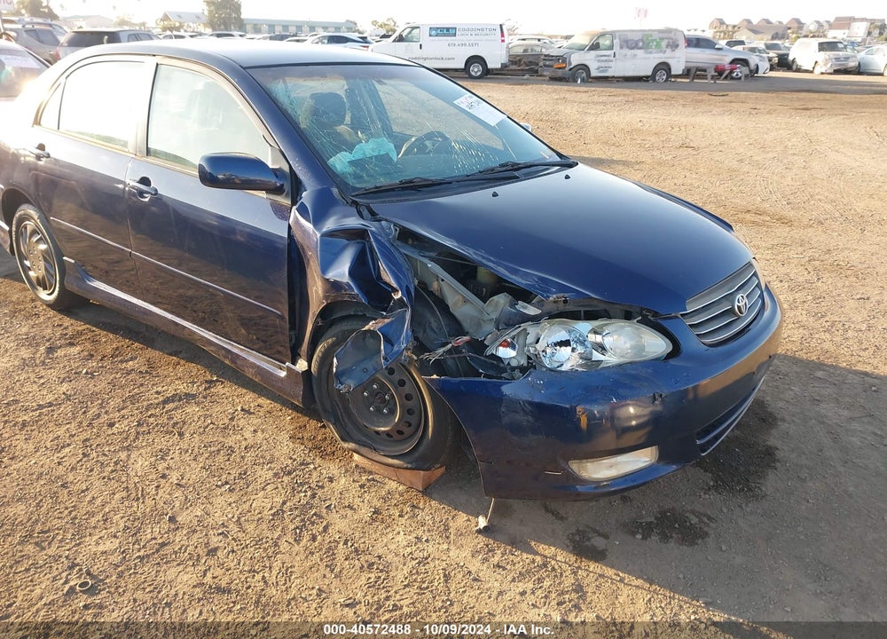 2004 TOYOTA COROLLA S VIN: 1NXBR32E44Z270934