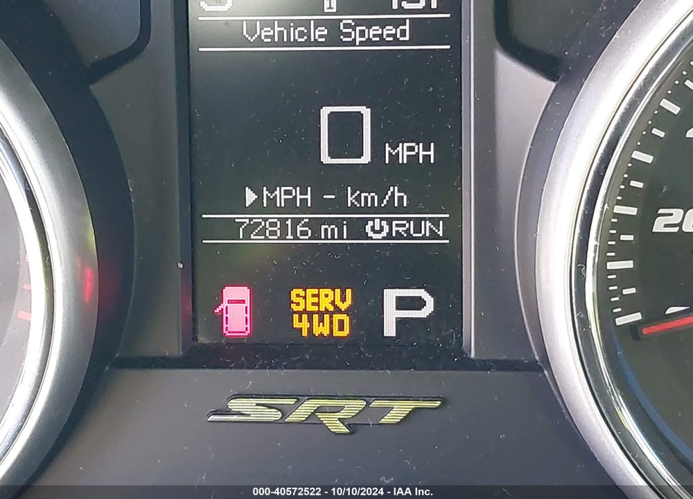 2013 JEEP GRAND CHEROKEE SRT8 VAPOR VIN: 1C4RJFDJ6DC603470