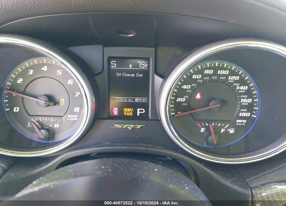 2013 JEEP GRAND CHEROKEE SRT8 VAPOR VIN: 1C4RJFDJ6DC603470