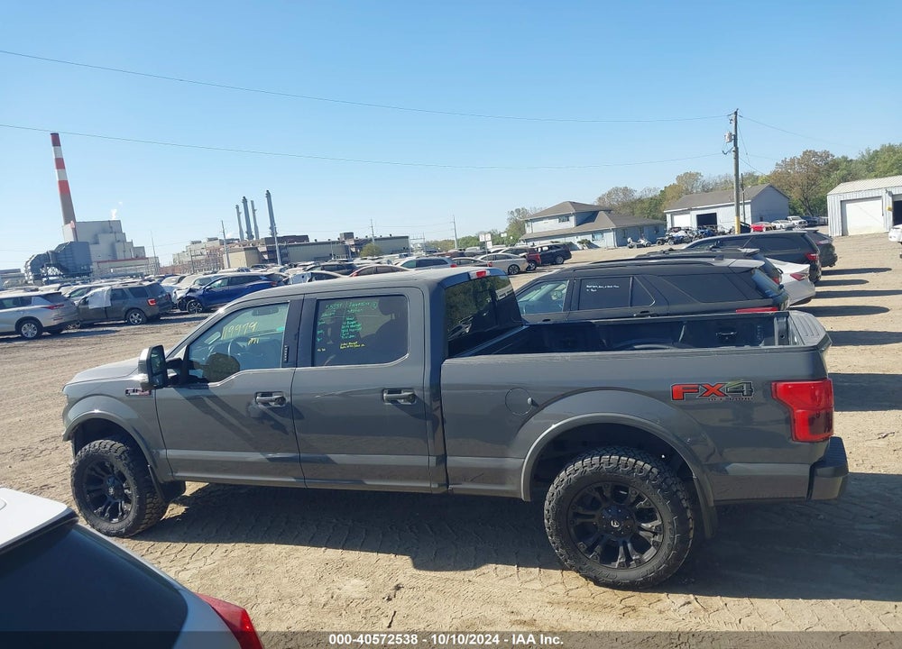2018 FORD F-150 LARIAT VIN: 1FTFW1EG0JFE05522