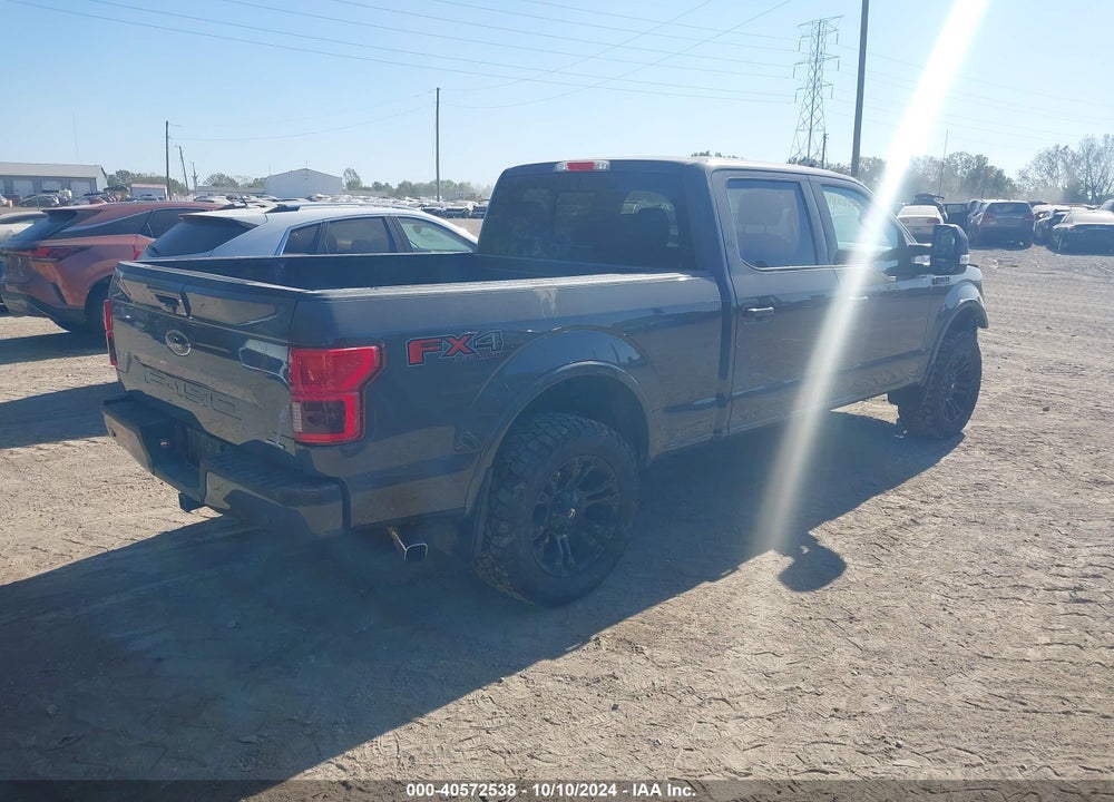 2018 FORD F-150 LARIAT VIN: 1FTFW1EG0JFE05522
