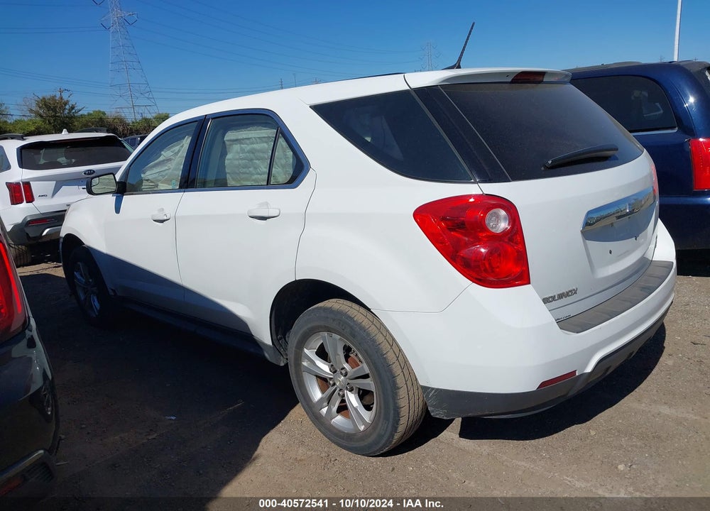 2013 CHEVROLET EQUINOX LS VIN: 2GNALBEK4D6202619
