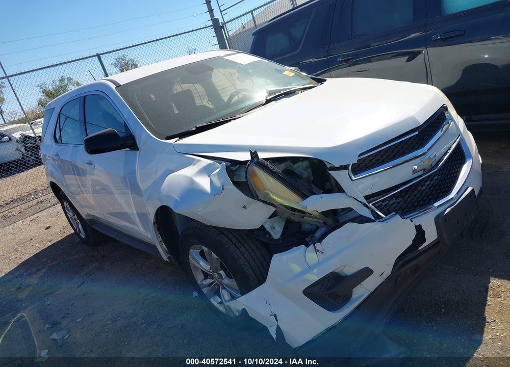 2013 CHEVROLET EQUINOX LS VIN: 2GNALBEK4D6202619