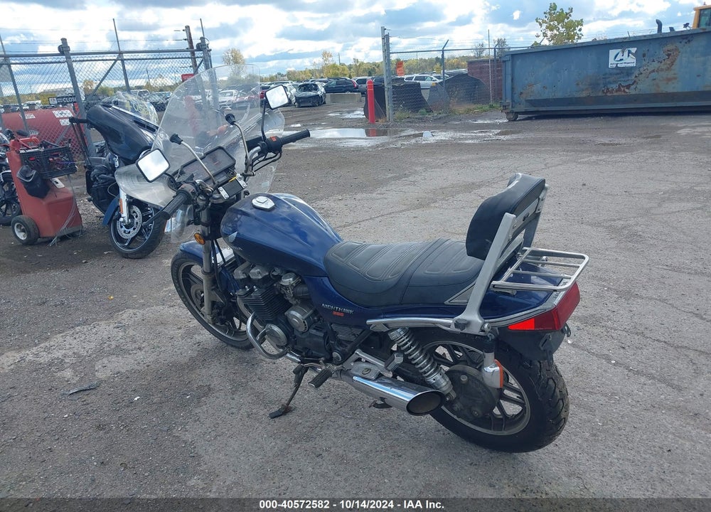 1985 HONDA CB650 SC VIN: JH2RC1301FM208168